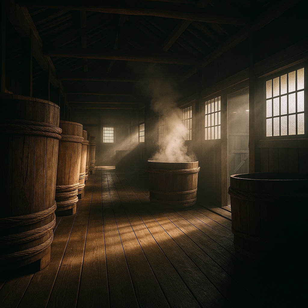 日本酒の歴史を象徴する酒蔵の風景