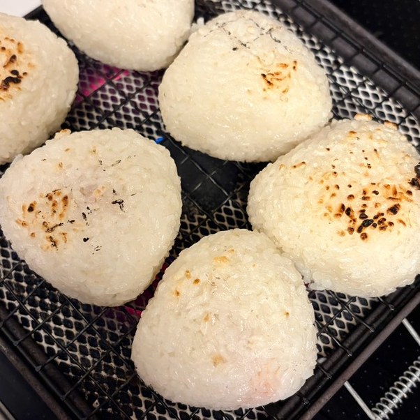 焼き網で白いまま焼く